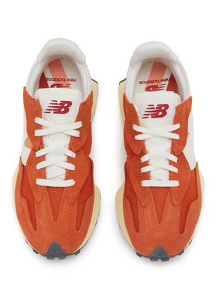 Detail View - Click To Enlarge - NEW BALANCE - 327 Suede Low Top Women's Sneakers