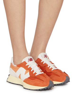 Figure View - Click To Enlarge - NEW BALANCE - 327 Suede Low Top Women's Sneakers