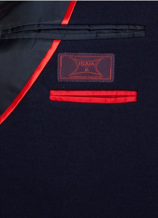  - ISAIA - Single Breasted Jersey Blazer
