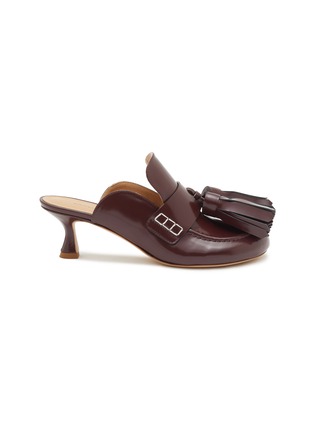 Main View - Click To Enlarge - JW ANDERSON - Tassel 70 Mule Patent Leather Pumps