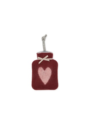 Main View - Click To Enlarge - DOROTHEE LEHNEN - White Heart Mini Hot Water Bottle