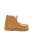 Main View - Click To Enlarge - JW ANDERSON - Padded Suede And Shearling Ankle Boots
