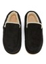 Detail View - Click To Enlarge - JW ANDERSON - Sherling Suede Flat Slippers