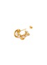 Detail View - Click To Enlarge - MISSOMA - Mini Molten Pearl Twisten Double Hoop Earrings