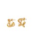 Main View - Click To Enlarge - MISSOMA - Mini Molten Pearl Twisten Double Hoop Earrings