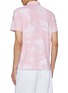 Back View - Click To Enlarge - SOUTHCAPE - Nature Print Logo Polo Shirt