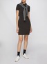 Back View - Click To Enlarge - SKIMS - Outdoor Mock Neck Mini Dress