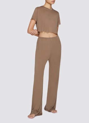 SKIMS | Kim Sleep Cropped Crewneck T-shirt