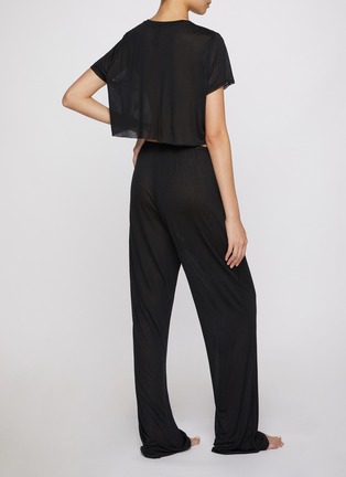 Back View - Click To Enlarge - SKIMS - Kim Sleep Draped Trousers