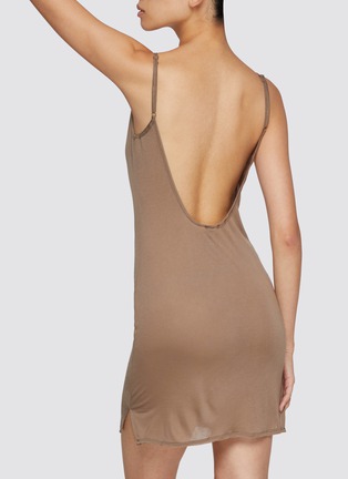 Front View - Click To Enlarge - SKIMS - Kim Sleep Low Back Mini Dress