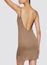Front View - Click To Enlarge - SKIMS - Kim Sleep Low Back Mini Dress