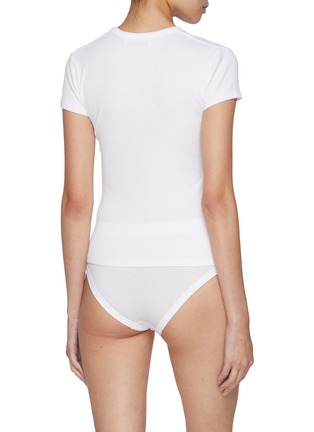 Back View - Click To Enlarge - CDLP - Crewneck Rib T-Shirt