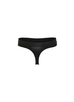Main View - Click To Enlarge - CDLP - Logo Herringbone Waistband Thong
