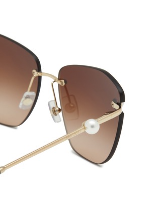Detail View - Click To Enlarge - JIMMY CHOO - Lue Metal Butterfly Sunglasses