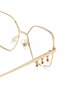 Detail View - Click To Enlarge - JIMMY CHOO - EYEWEAR - Metal Butterfly Glasses