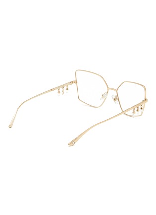 Back View - Click To Enlarge - JIMMY CHOO - Metal Butterfly Glasses