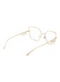 Back View - Click To Enlarge - JIMMY CHOO - Metal Butterfly Glasses
