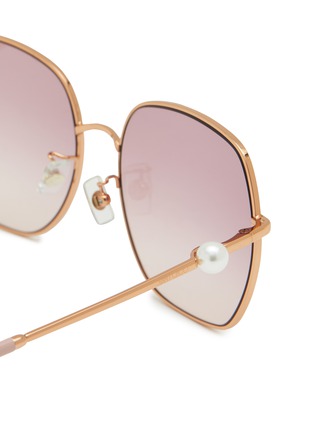 Detail View - Click To Enlarge - JIMMY CHOO - Misha Metal Square Sunglasses