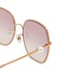 Detail View - Click To Enlarge - JIMMY CHOO - Misha Metal Square Sunglasses