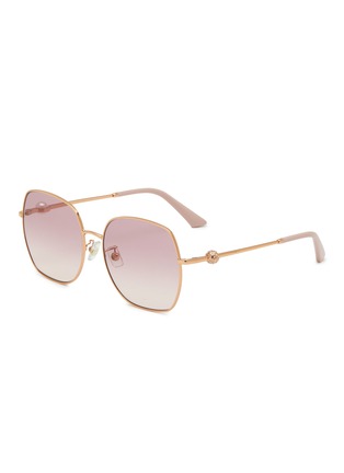 Main View - Click To Enlarge - JIMMY CHOO - Misha Metal Square Sunglasses