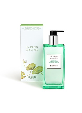 Front View - Click To Enlarge - HERMÈS - Un Jardin sur le Nil Hair and Body Shower Gel 200ml