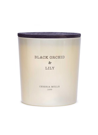 Main View - Click To Enlarge - CERERIA MOLLÁ 1899 - Black Orchid & Lily Scented Candle 600g