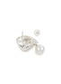Detail View - Click To Enlarge - AGMES - Large Sandra Freshwater Pearl Sterling Silver Earrings