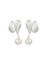 Main View - Click To Enlarge - AGMES - Elvira Freshwater Pearl Sterling Silver Earrings