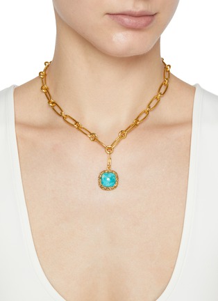 Figure View - Click To Enlarge - AURÉLIE BIDERMANN - Turquoise Miki Charm