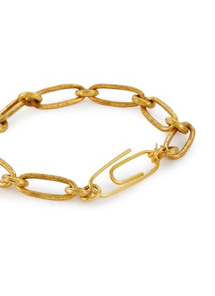 Detail View - Click To Enlarge - AURÉLIE BIDERMANN - Hammered Chain Bracelet