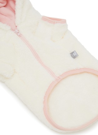 Detail View - Click To Enlarge - ITSDOG - Medium Carrot Bunny Hooded Suit — Ivory