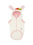 Main View - Click To Enlarge - ITSDOG - Medium Carrot Bunny Hooded Suit — Ivory