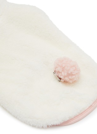 Detail View - Click To Enlarge - ITSDOG - Small/Medium Carrot Bunny Hooded Suit — Ivory