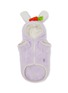 Main View - Click To Enlarge - ITSDOG - Medium Carrot Bunny Hooded Suit — Violet