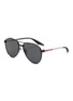 Main View - Click To Enlarge - PRADA - Metal Pilot Sunglasses