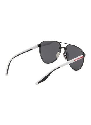 Figure View - Click To Enlarge - PRADA - Metal Pilot Sunglasses