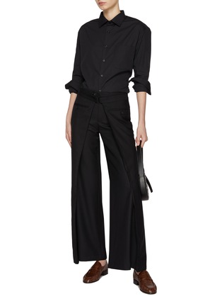 Figure View - Click To Enlarge - BETTTER - Elasticated Back Shirt