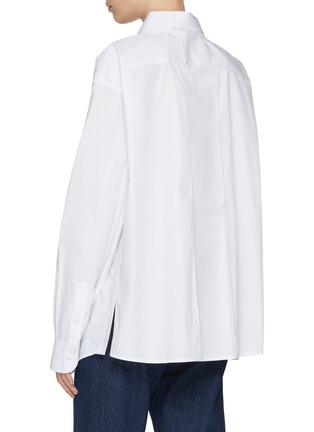 Back View - Click To Enlarge - BETTTER - Oversized Double Shirt