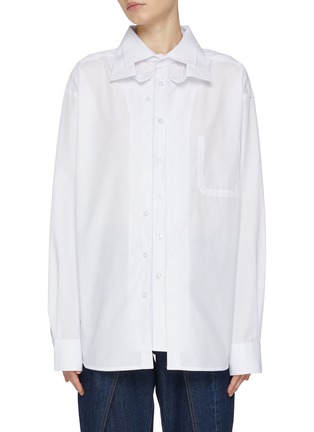 Main View - Click To Enlarge - BETTTER - Oversized Double Shirt