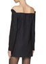 Back View - Click To Enlarge - BETTTER - Open Shoulder Blazer Dress