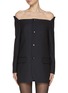 Main View - Click To Enlarge - BETTTER - Open Shoulder Blazer Dress