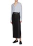 Figure View - Click To Enlarge - BETTTER - Wool Blend Skirt