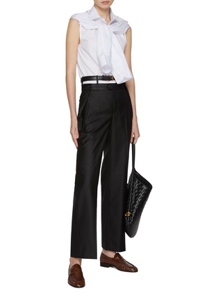 Figure View - Click To Enlarge - BETTTER - Wrapping Sleeves Shirt