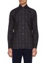 Main View - Click To Enlarge - ISAIA - Big Check Print Light Flannel Shirt