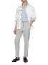 Figure View - Click To Enlarge - ISAIA - Hidden Placket Cotton Shirt