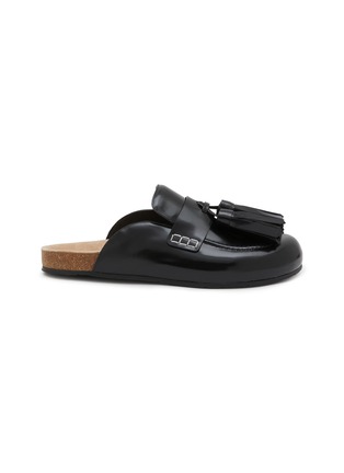 Main View - Click To Enlarge - JW ANDERSON - Slip On Tassel Calfskin Loafer Mules