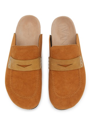 Detail View - Click To Enlarge - JW ANDERSON - Slip On Canvas Loafer Mules