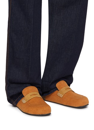 Figure View - Click To Enlarge - JW ANDERSON - Slip On Canvas Loafer Mules