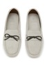 Detail View - Click To Enlarge - BRUNELLO CUCINELLI - Monili Embellished Bow Suede Loafers