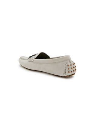  - BRUNELLO CUCINELLI - Monili Embellished Bow Suede Loafers